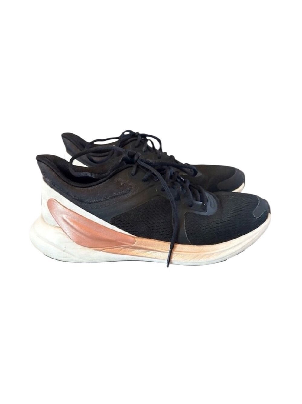 Lululemon Blissfeel Running Shoes Black & Rose Gold Size 7.5